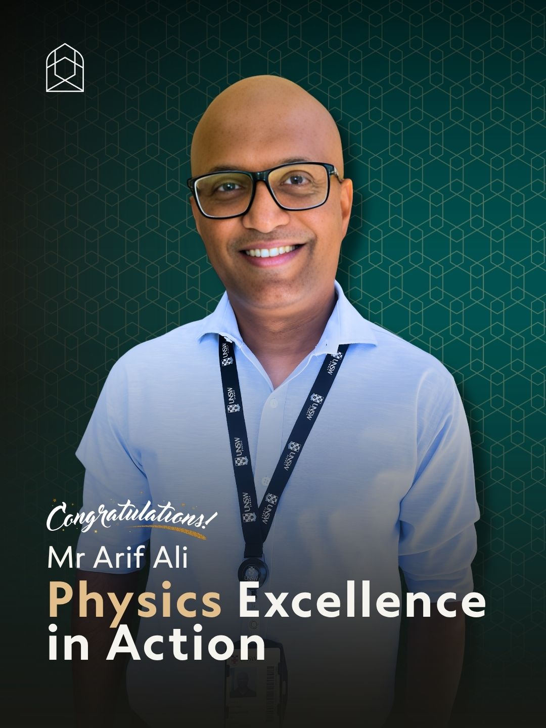 Mr Arif Ali - Physics Teaching Fellow at the UNSW - Malek Fahd Islamic ...